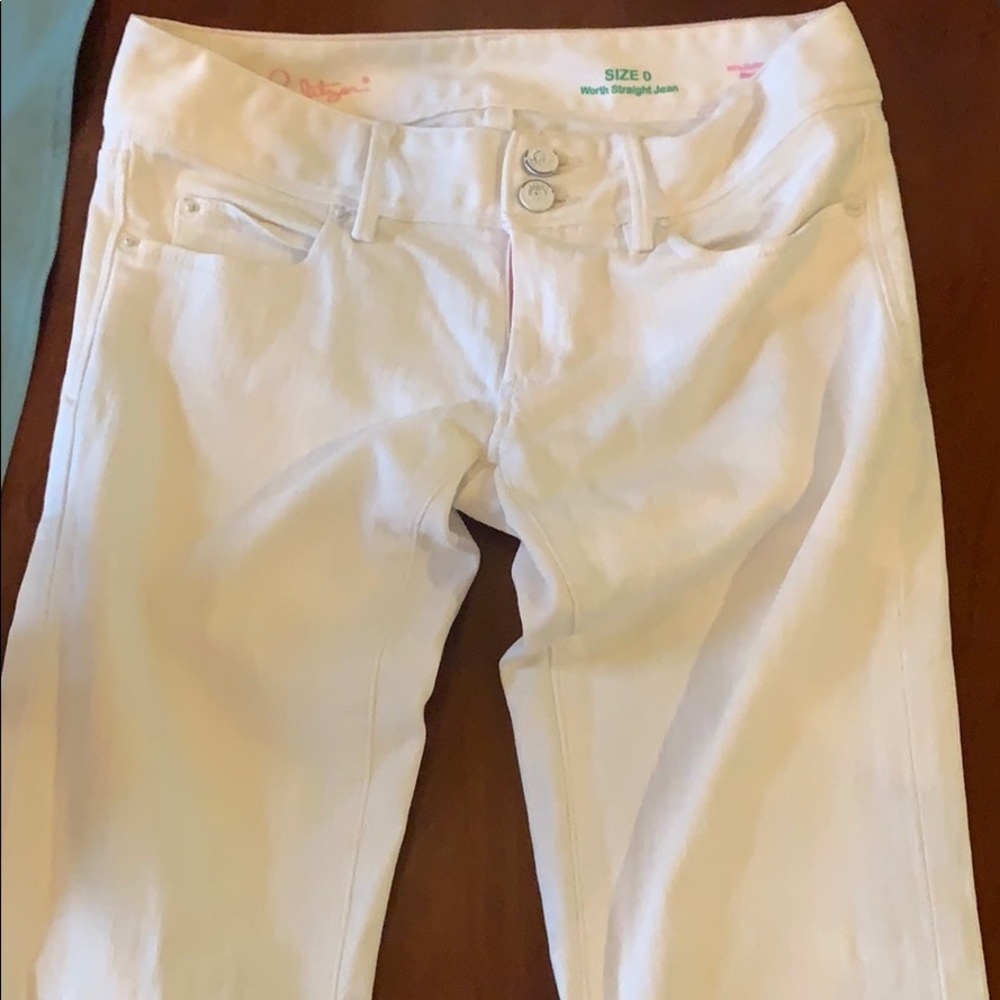 Lilly Pulitzer White Jeans